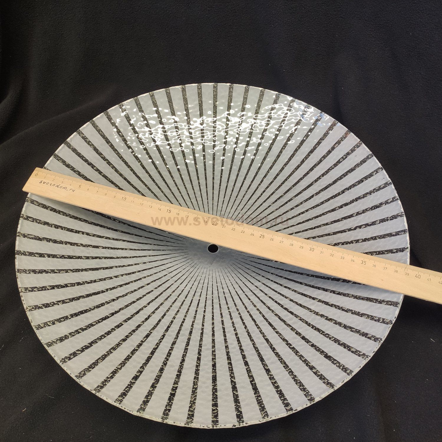 Плафон стекло матовое под стержень 12мм 400*85мм CL42550 Тренди