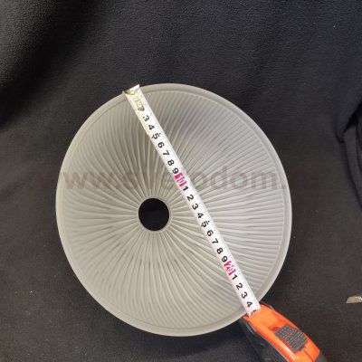 Плафон центральный стекло белое матовое 245*120мм Е27 (41мм посадка) CL434 Идальго V2