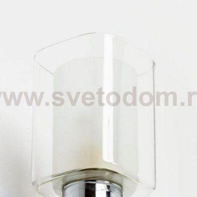 Плафон стекло двойное без узора 100*130мм E27 (45мм посадка) CL104 / CL111 / CL159 Диез / Риволи / Румба