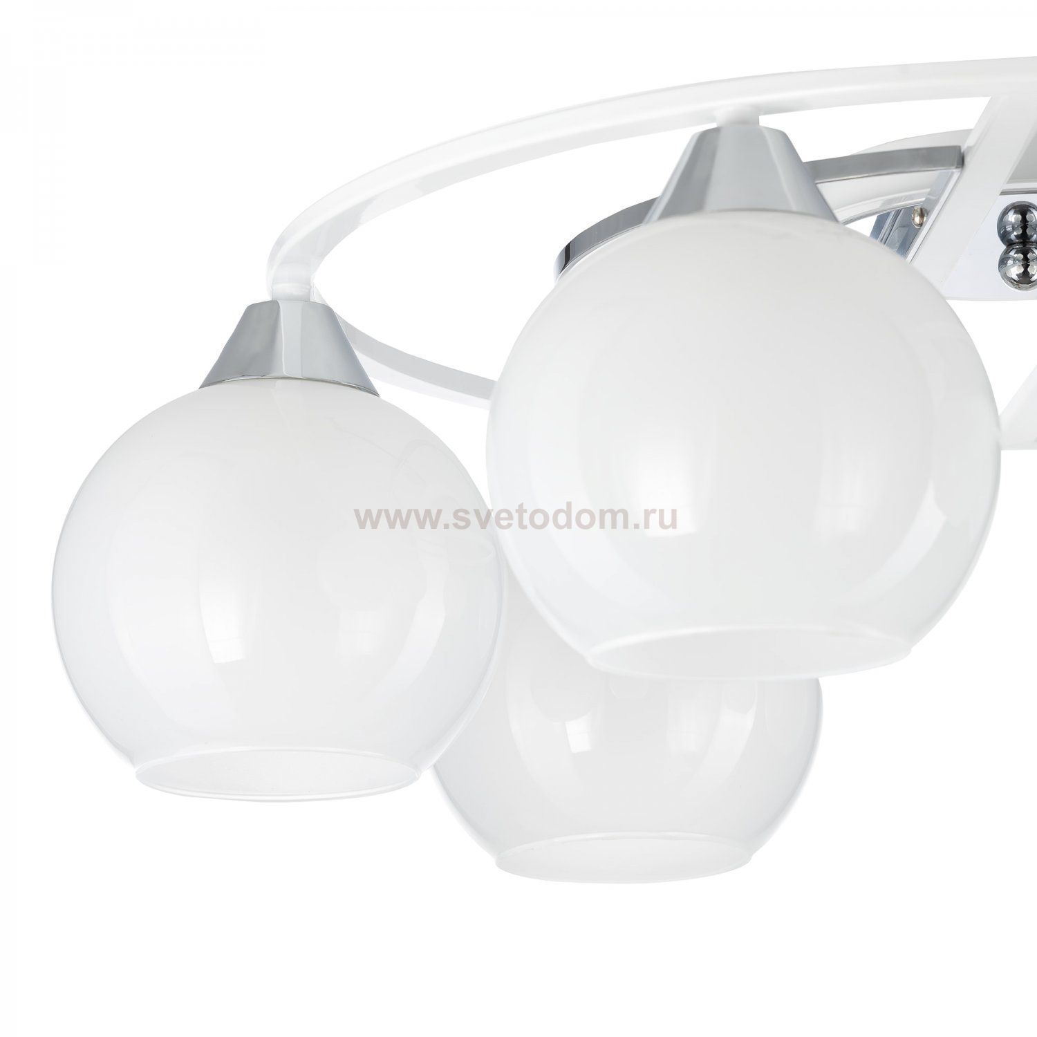 Плафон стекло полуматовый 150мм Е27 (45мм посадка) CL121 Отто