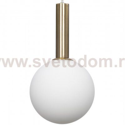 Плафон стеклянный шар матовый белый 120мм с резьбой G9 CL205 Рунд