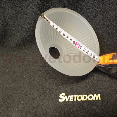 Плафон стекло белое матовое 165*95мм Е27 (39мм посадка) CL434 Идальго