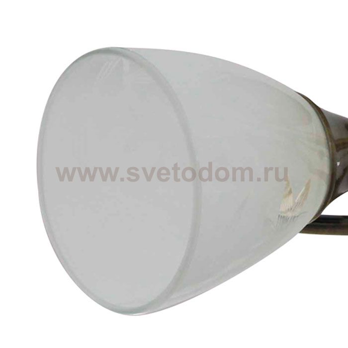 Плафон стекло с узором 110*96мм Е27 (42мм посадка) Colosseo 73024