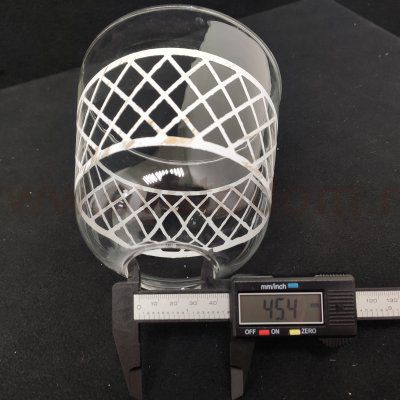 Плафон стекло с узором 140*136мм (45мм посадка) Colosseo 73047