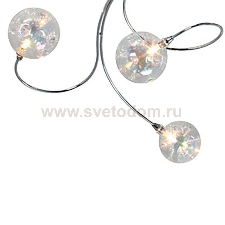 Плафон стекло перламутровое 80мм Cosmo к артикулу 70404 80мм G4