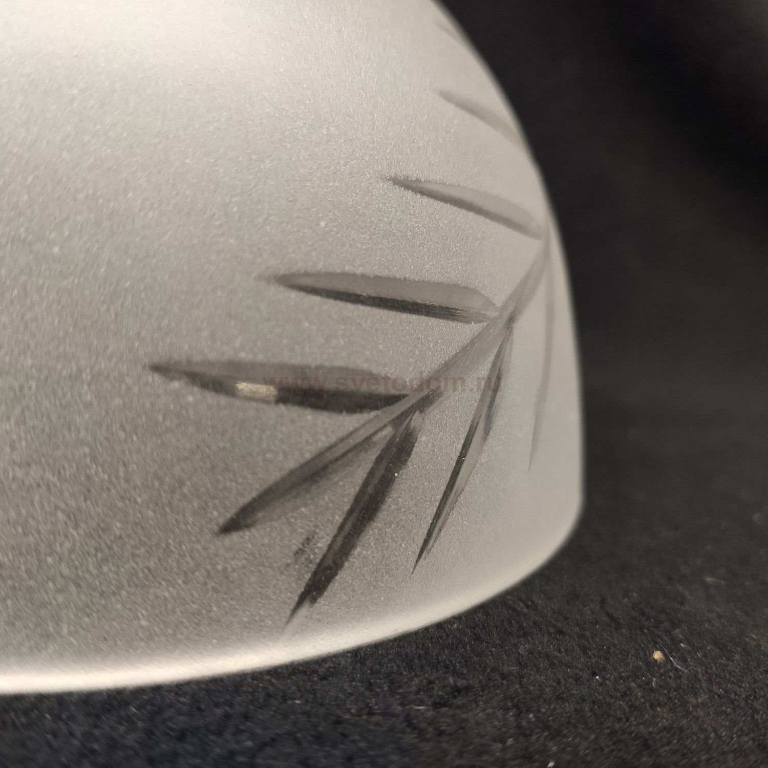 Плафон стекло матовое с узором 160*95мм Е27 (40мм посадка) CL406 Кремона