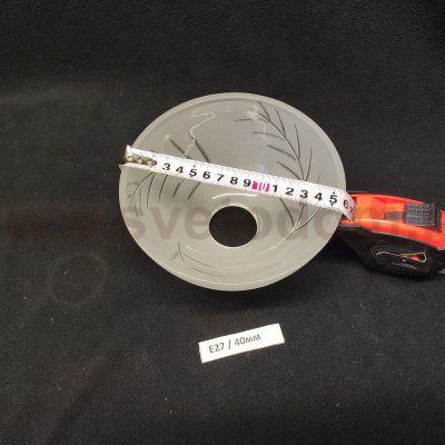 Плафон стекло матовое с узором 160*95мм Е27 (40мм посадка) CL406 Кремона