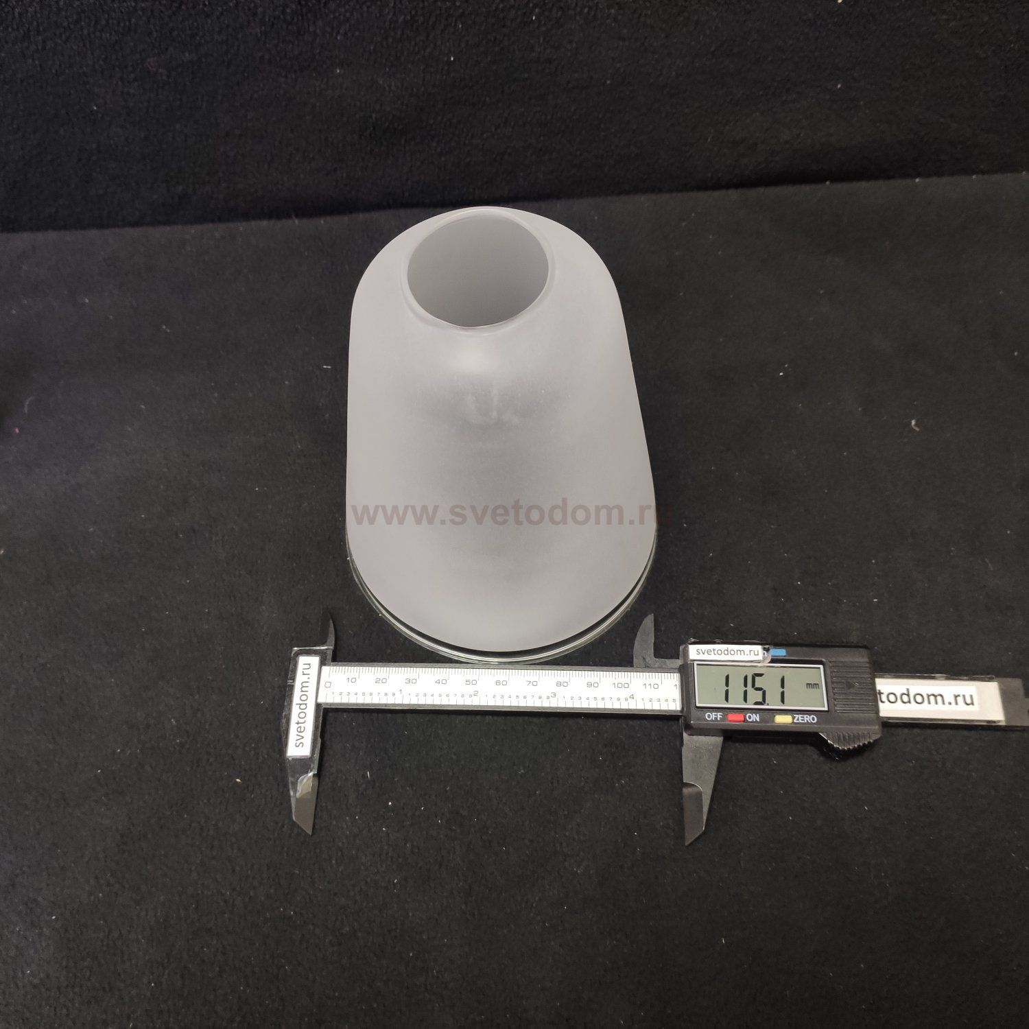 Плафон стекло матовое белое Е27 115*135мм (37мм посадка) Евро 30150 Patrice