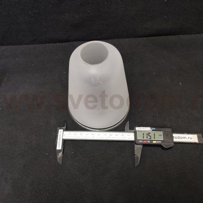 Плафон стекло матовое белое Е27 115*135мм (37мм посадка) Евро 30150 Patrice