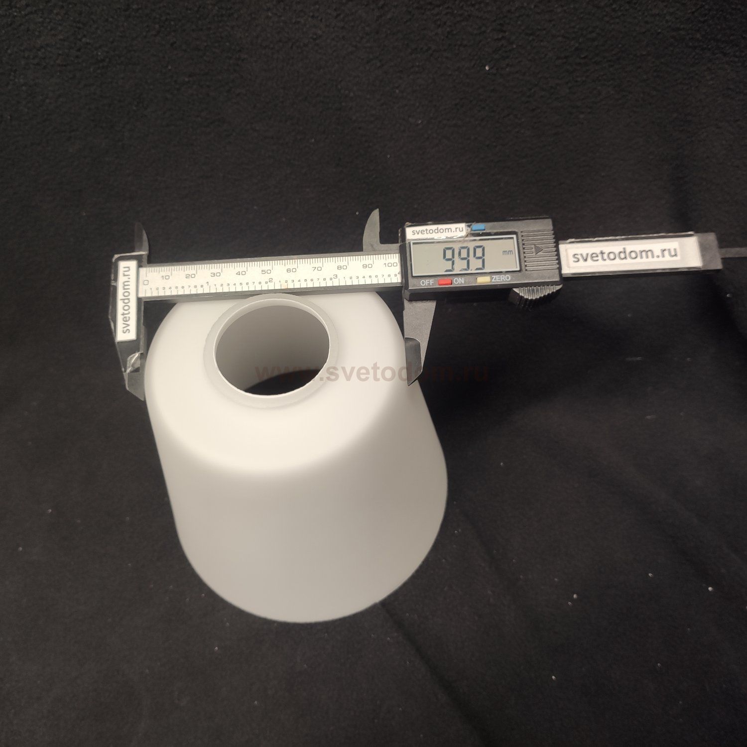 Плафон стекло матовый белый 140*125мм Е27 (43мм посадка) Евро 70085 Fresco