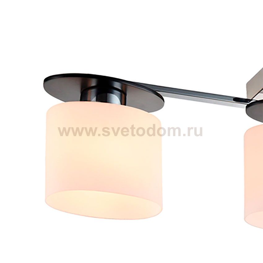 Плафон стеклянный эллипс матовый белый 140*120мм E14 (34мм посадка) FR5101-CL Bice