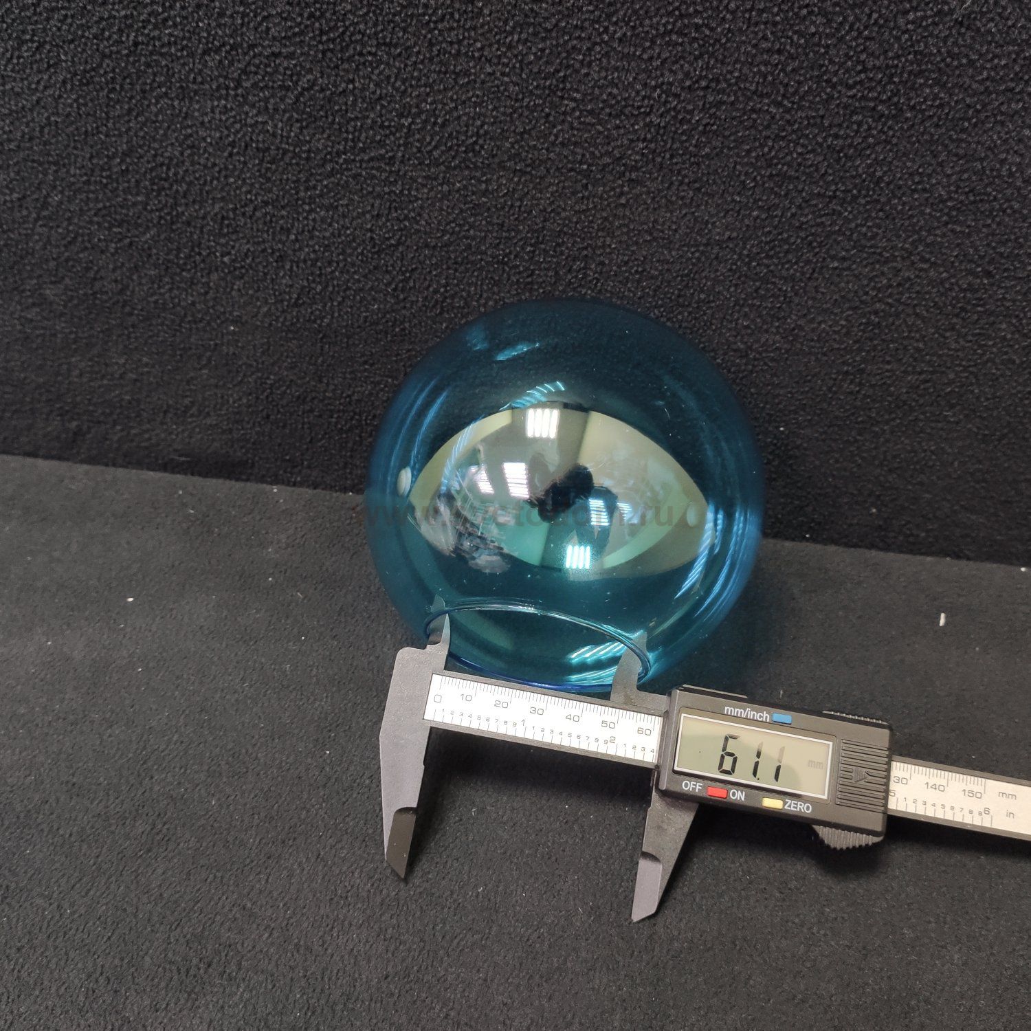 Плафон стекло бирюзовый 120мм (58мм посадка) Freya FR5083 Nancy