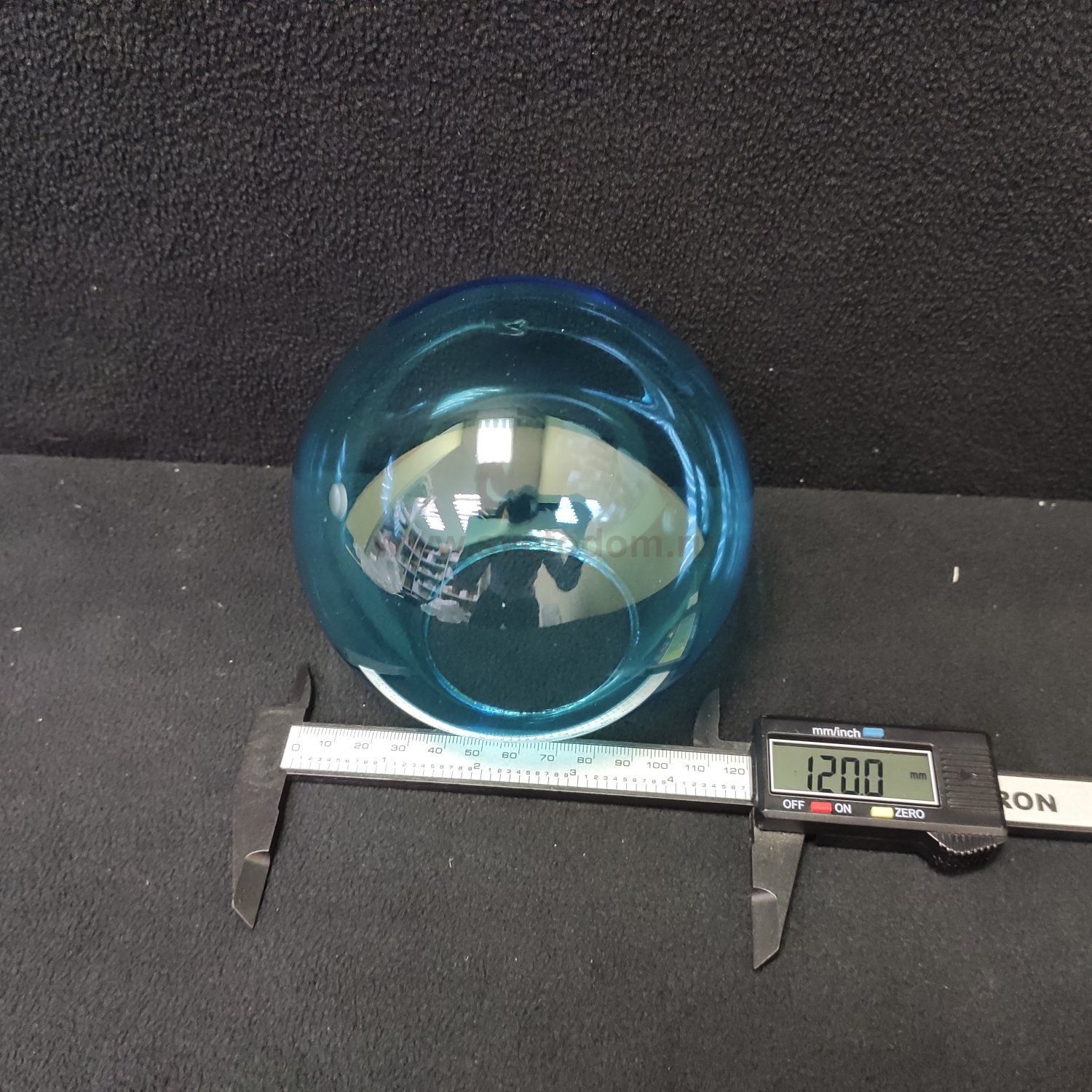 Плафон стекло бирюзовый 120мм (58мм посадка) Freya FR5083 Nancy