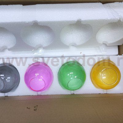 Плафон стекло салатовый 120мм (58мм посадка) Freya FR5083 Nancy