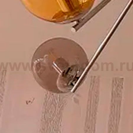 Плафон стекло серый (тонированный) 120мм (58мм посадка) Freya FR5083 Nancy