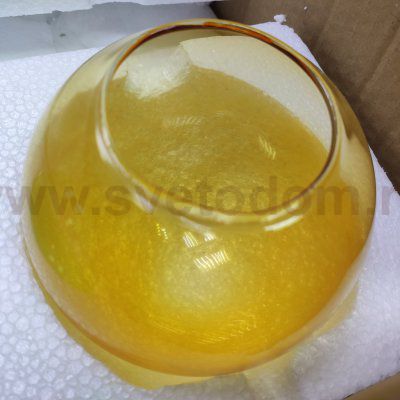 Плафон стекло желтый 120мм (58мм посадка) Freya FR5083 Nancy