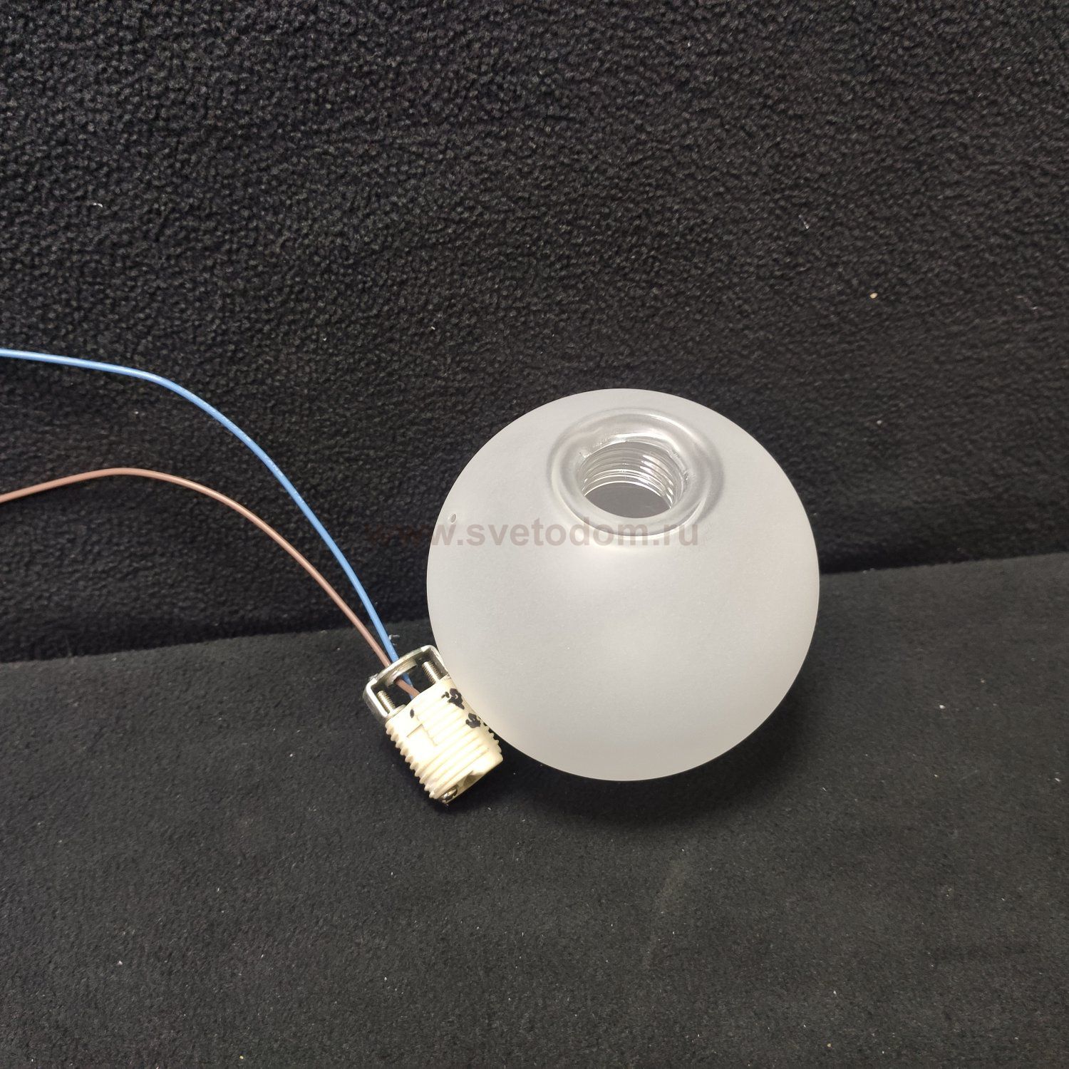 Плафон стекло шар полуматовый 90мм с резьбой G9 20мм Favourite 2515 Babylon