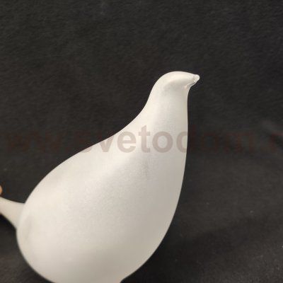 Плафон стекло матовое в виде птички 85*275мм под пружины 30мм G31213 Gerhort