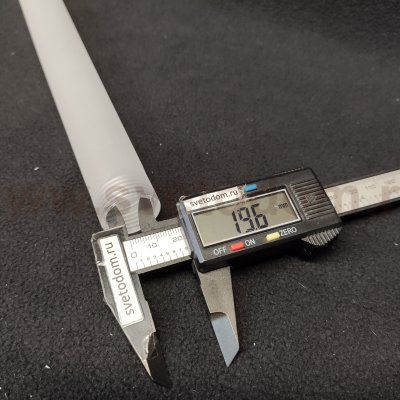 Плафон стекло трубка матовая 25*300мм с резьбой 20мм Lightstar 742 Struttura