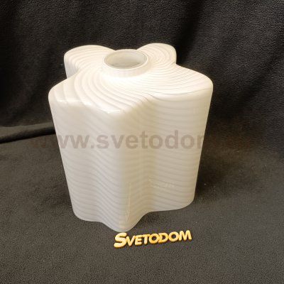 Плафон стекло полосатый 200мм Е27 (43мм посадка) SL117.50 Onde