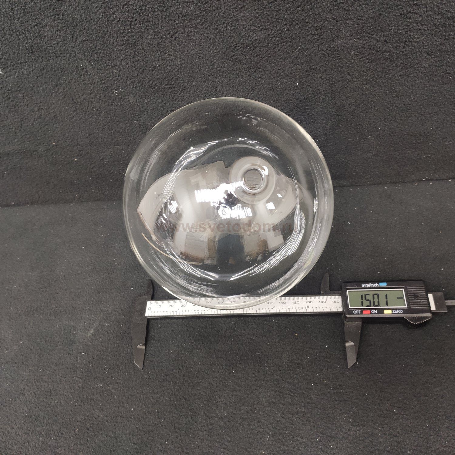 Плафон стекло прозрачное 150мм LSP-817 крепление на нити