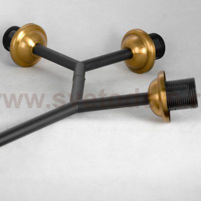 Плафон стекло янтарный 150мм с ямками резьба 39мм LSP-8309 ASTORIA