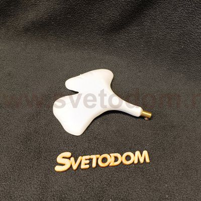 Декоративный керамический элемент плафон лепесток для светильников LSP-8455 Fayette 115*120мм