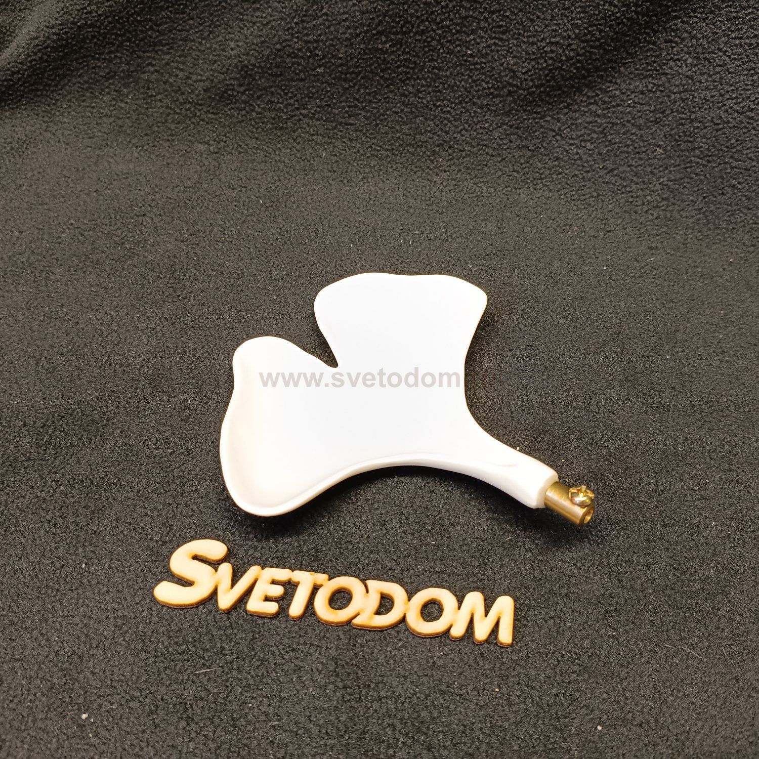 Декоративный керамический элемент плафон лепесток для светильников LSP-8455 Fayette 115*120мм