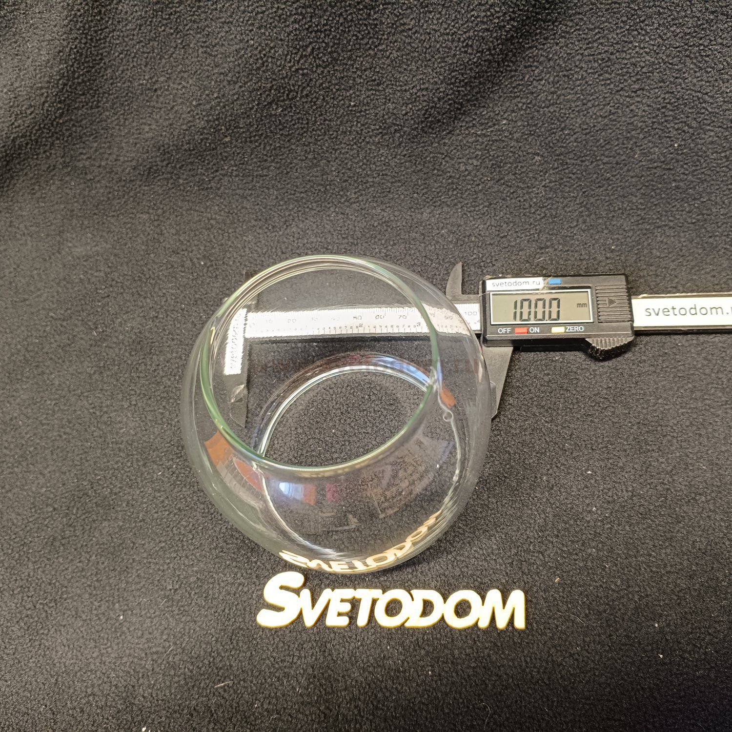 Плафон стекло прозрачное для керосиновой лампы 100*100мм LSP-9518 ANCHORAGE