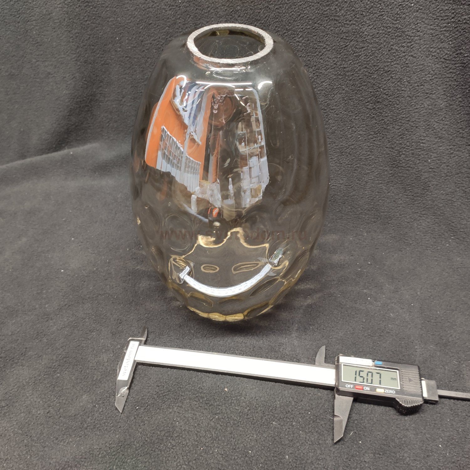 Плафон стекло серый для светильника 150*220мм Lumion 4489 SAPPHIRE E27