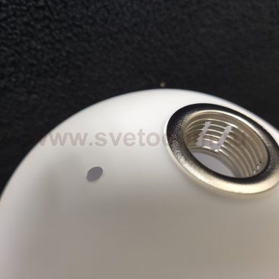 Плафон стекло белое матовое шар 80мм с резьбой G9 20мм Lussole LSQ-9794 Viterbo
