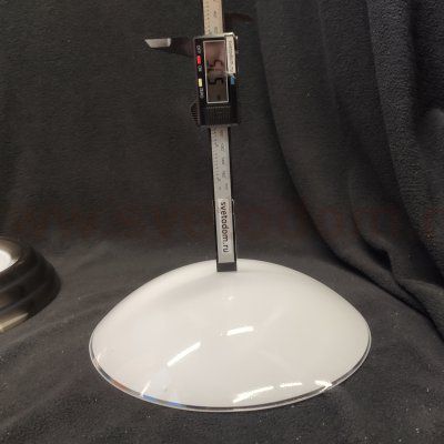 Плафон стекло матовое 220*50мм под стержень 12мм 5262 KAYLA