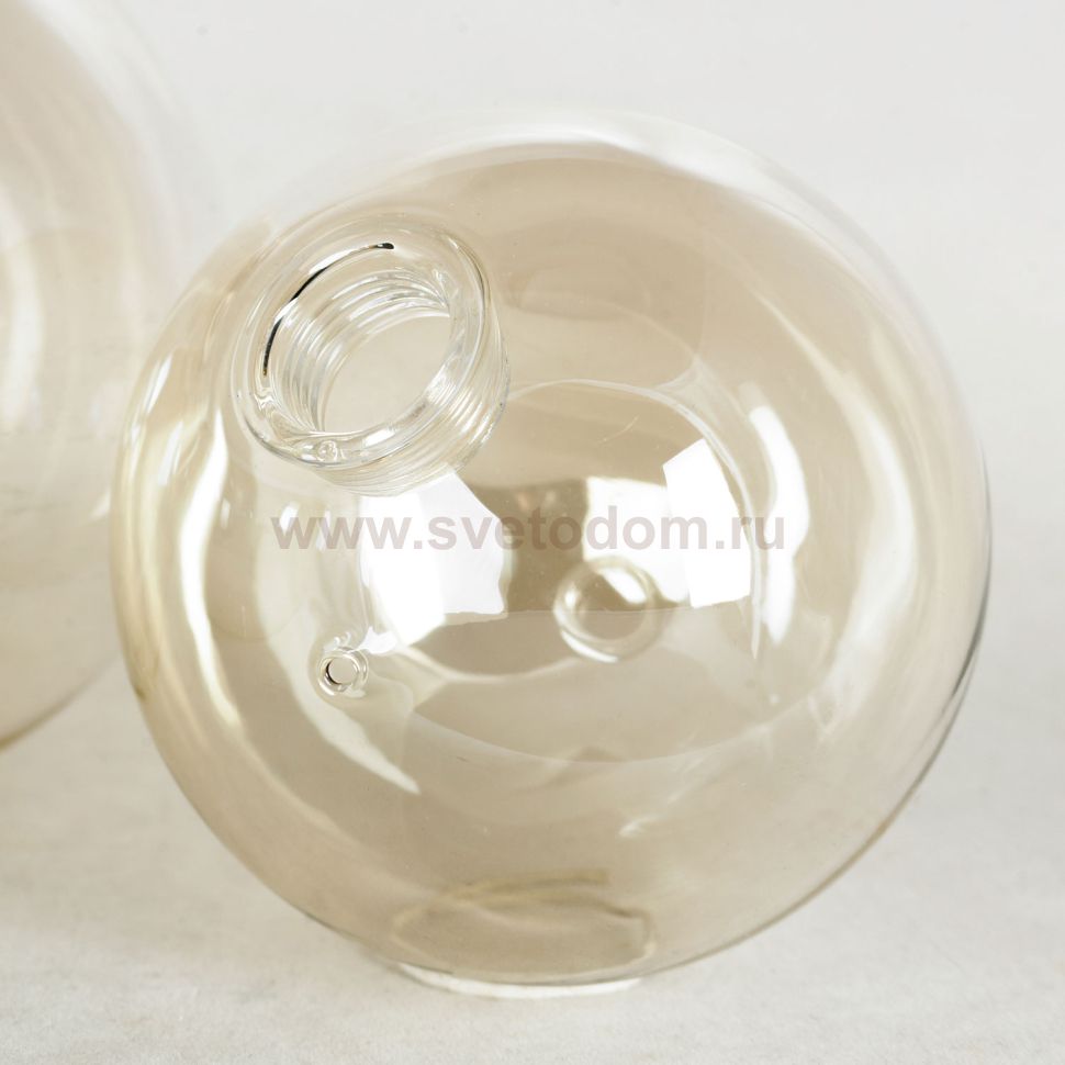 Плафон стекло янтарный шар 150мм G9 с резьбой 20мм LS LSP-875 BERKELEY