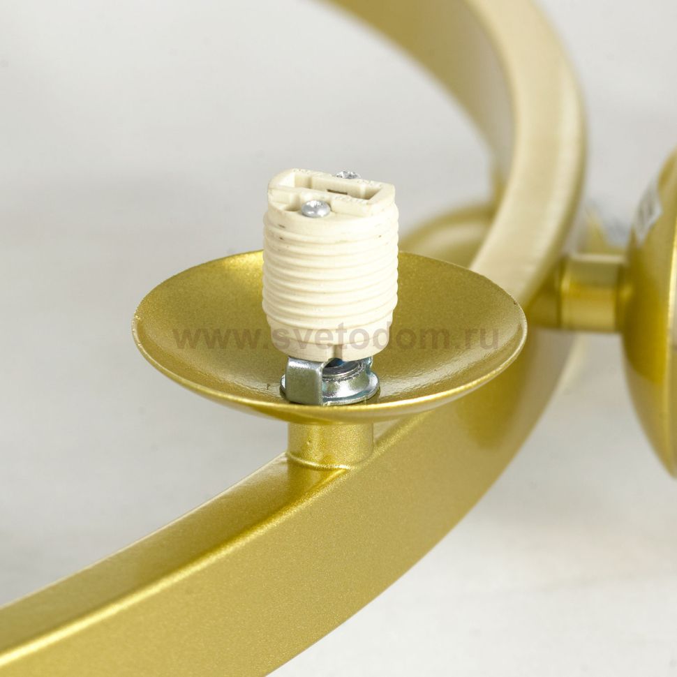 Плафон стекло янтарный шар 150мм G9 с резьбой 20мм LS LSP-875 BERKELEY