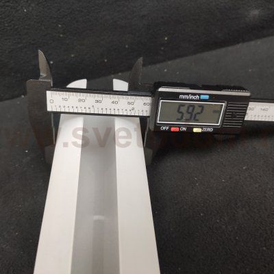 Плафон стекло Selvino белый для арт LSA-77 на 3 лампы 520*60мм