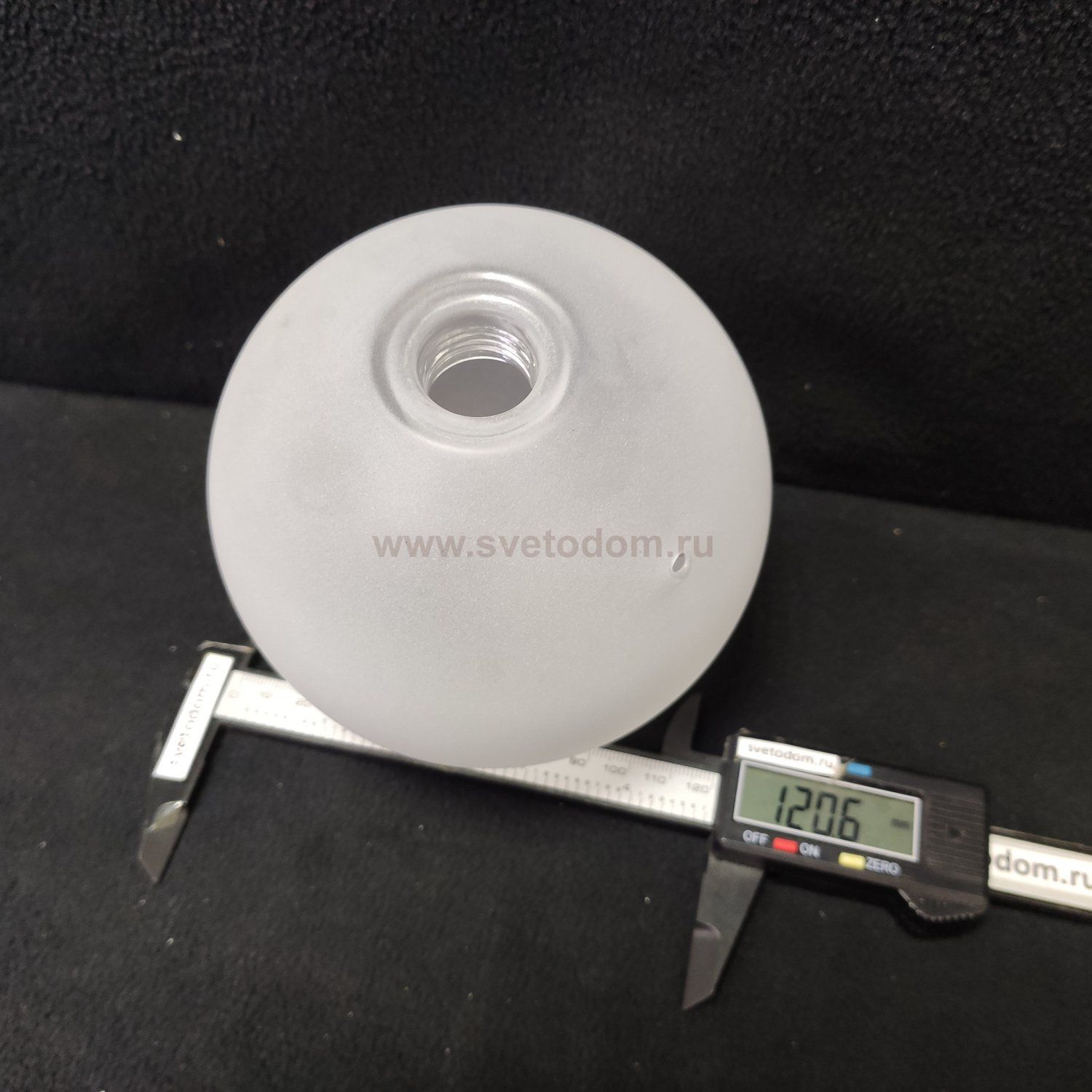 Плафон стекло полуматовое шар 120мм G9 с резьбой 20мм Lussole LSP-7001 BEAUMONT