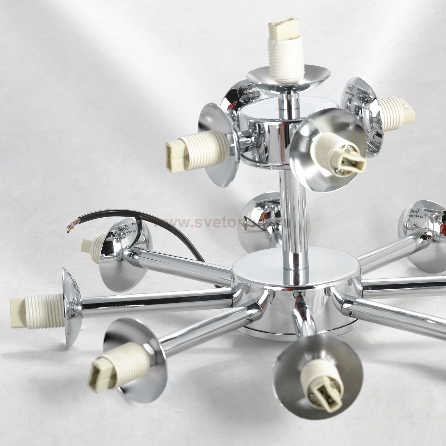 Плафон стекло шар прозрачный 100мм G9 с резьбой 20мм Lussole LSP-838 WILCOX