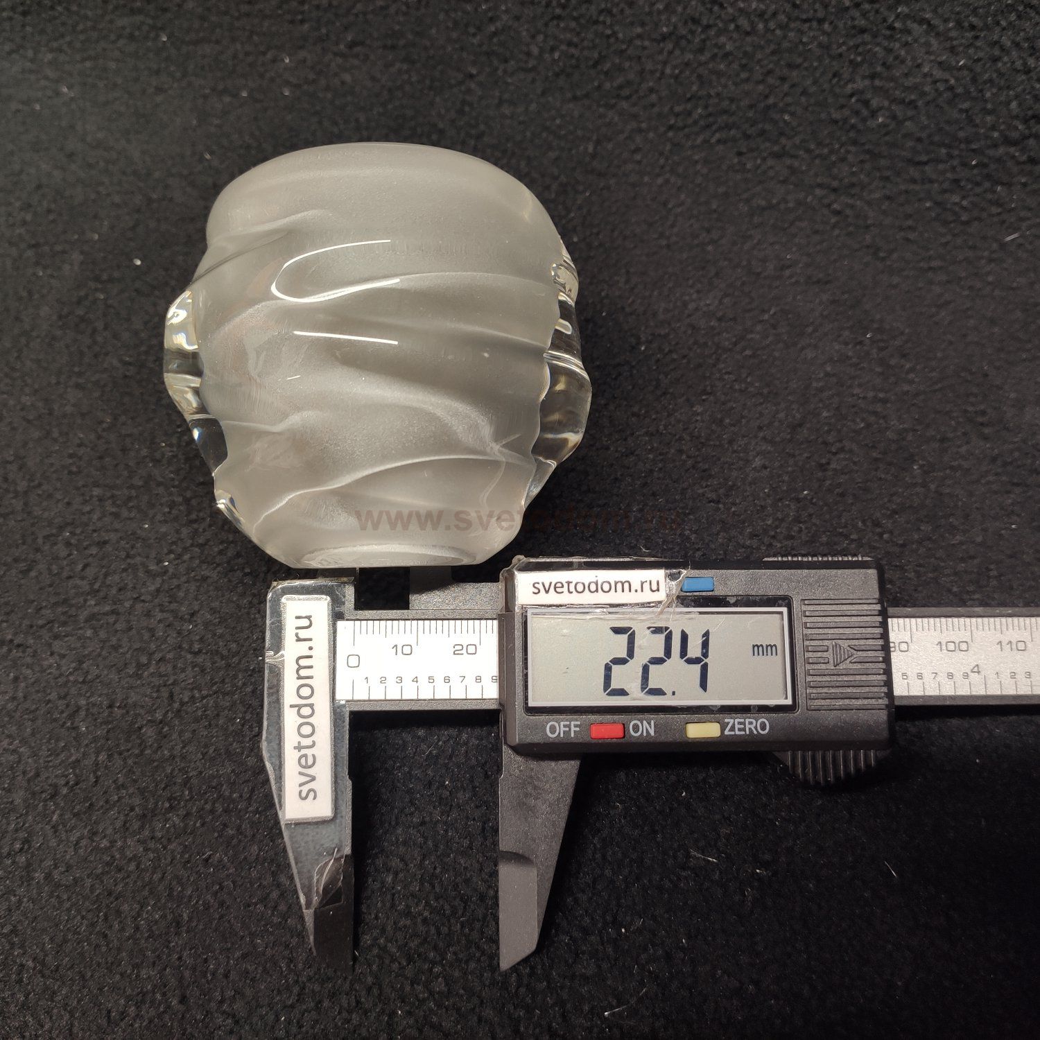 Плафон стекло 70*65мм G9 (22мм посадка) Mantra 18.. Loop