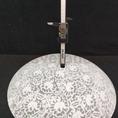 Плафон стекло с узором под стержень 380*80мм C908 Geometry Pascal (архив)