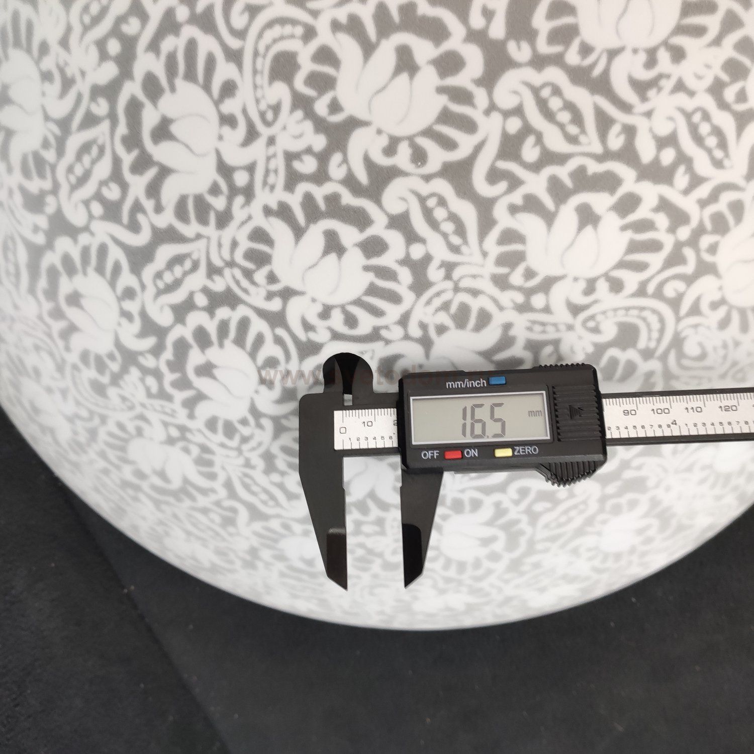 Плафон стекло с узором под стержень 380*80мм C908 Geometry Pascal (архив)