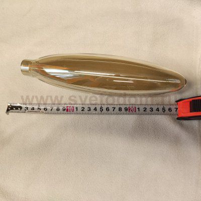 Плафон стекло тонированное 270*65мм с резьбой 22мм SL1174 DESIMA