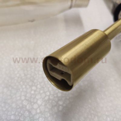 Плафон стекло тонированное 270*65мм с резьбой 22мм SL1174 DESIMA