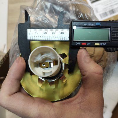 Плафон стекло матовое под пружины 150мм (46мм посадка) MOD048WL/PL/CL Nostalgia