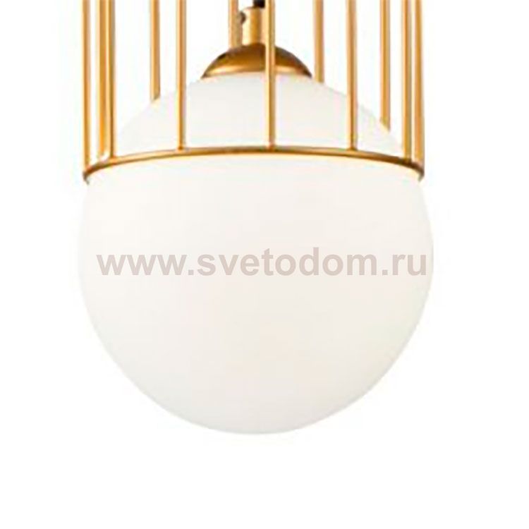 Плафон стекло шар матовый 120мм с резьбой G9 20мм P361PL Telford