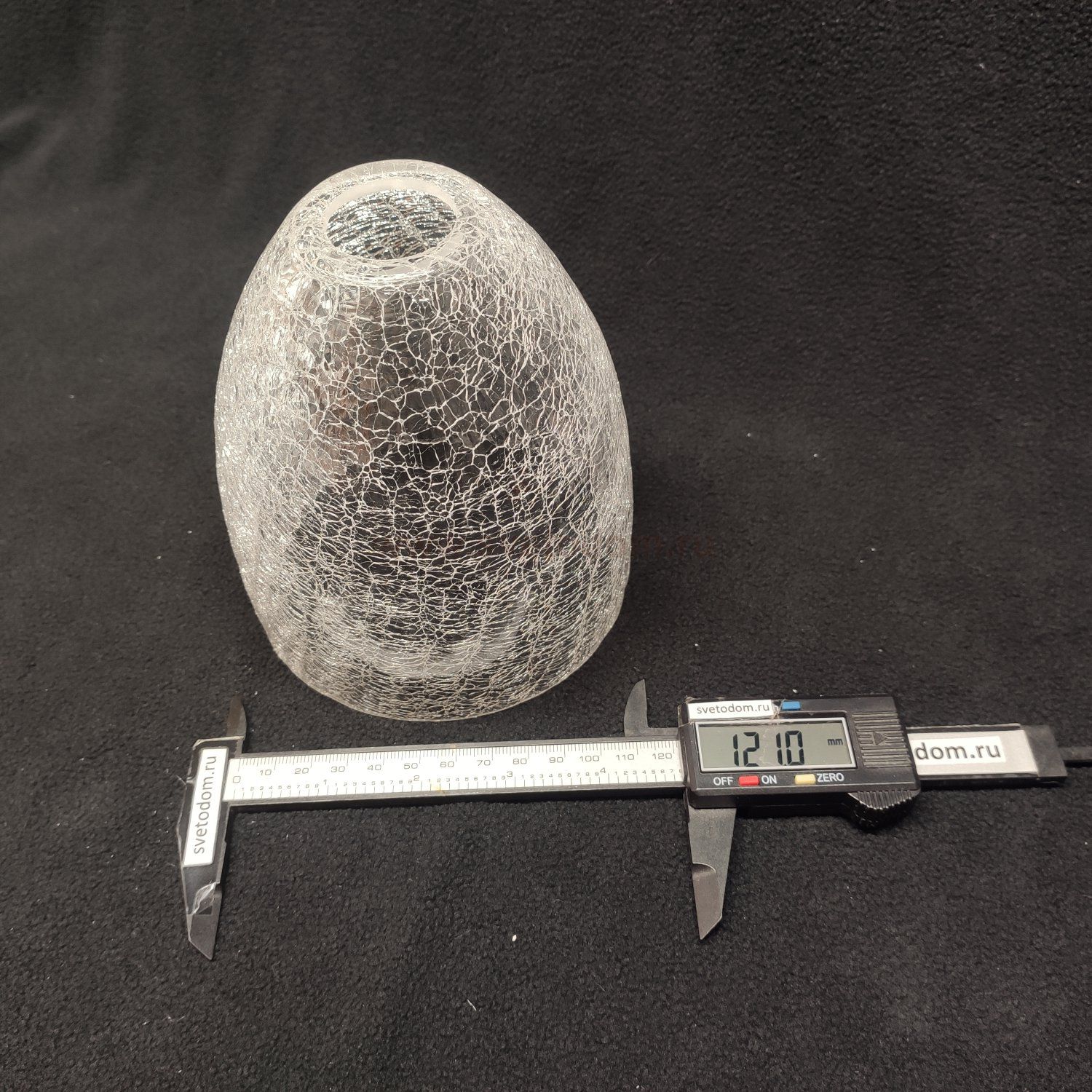 Плафон стекло матовое с узором 120*140мм E14 (31мм посадка) RC145 Sabina