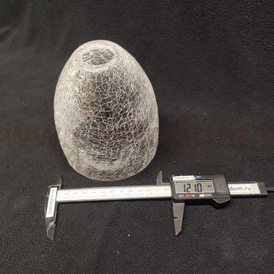 Плафон стекло матовое с узором 120*140мм E14 (31мм посадка) RC145 Sabina