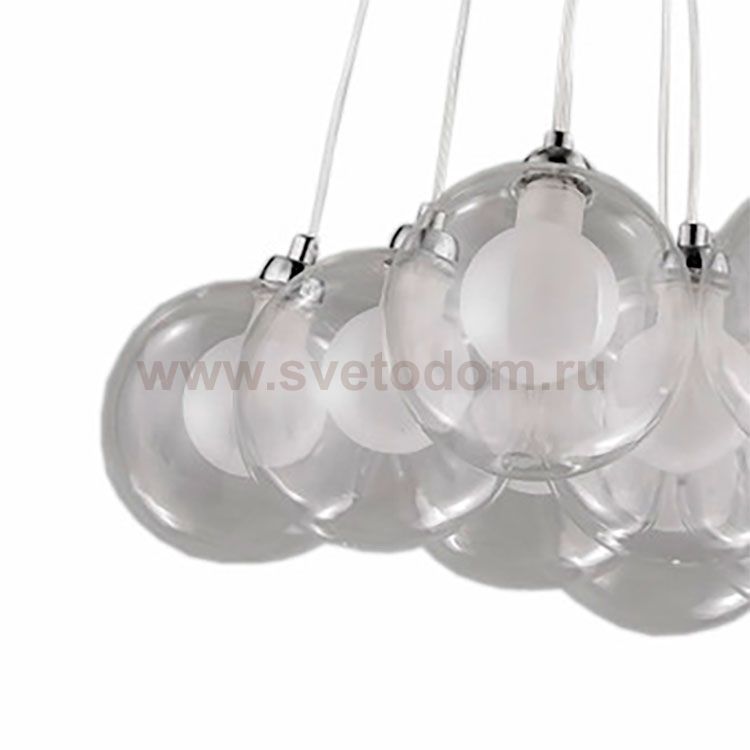 Плафон стекло прозрачное двойное 120мм с резьбой G9 20мм MD2063 Bocci Clear