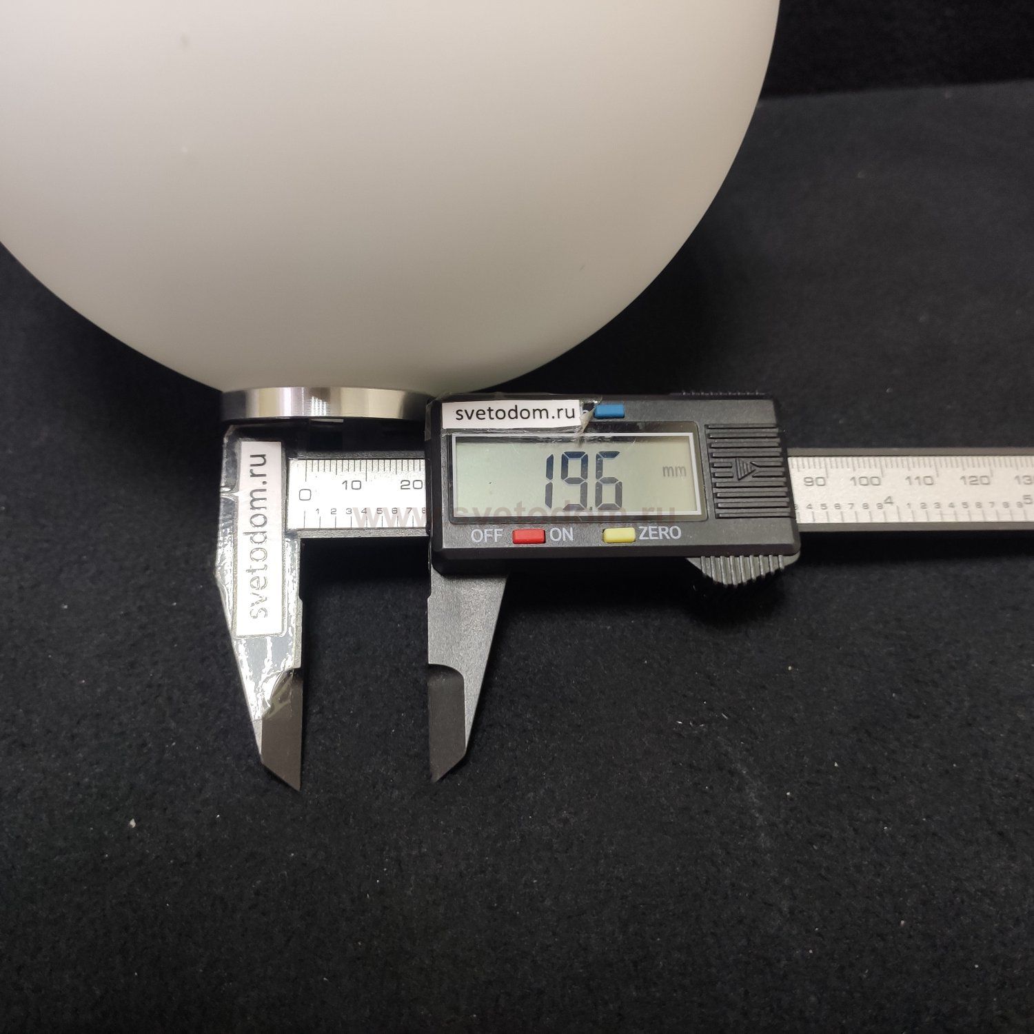 Плафон стекло шар матовый 150мм с резьбой G9 20мм Mw 30601 Оливия