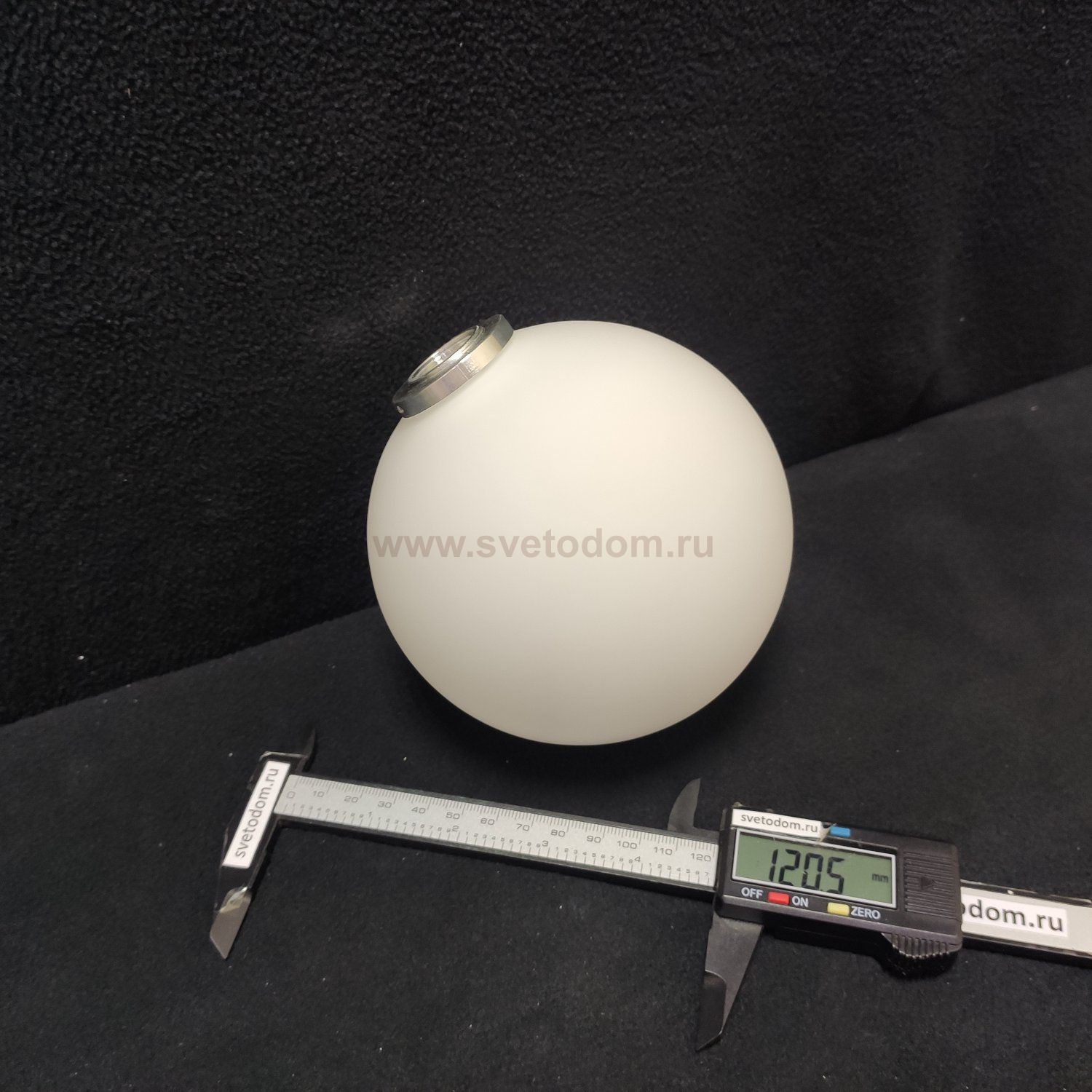 Плафон стекло шар матовый 120мм с резьбой G9 20мм Mw 30601 Оливия