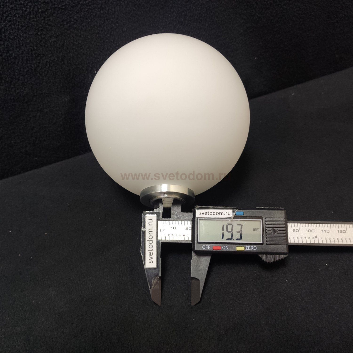 Плафон стекло шар матовый 120мм с резьбой G9 20мм Mw 30601 Оливия